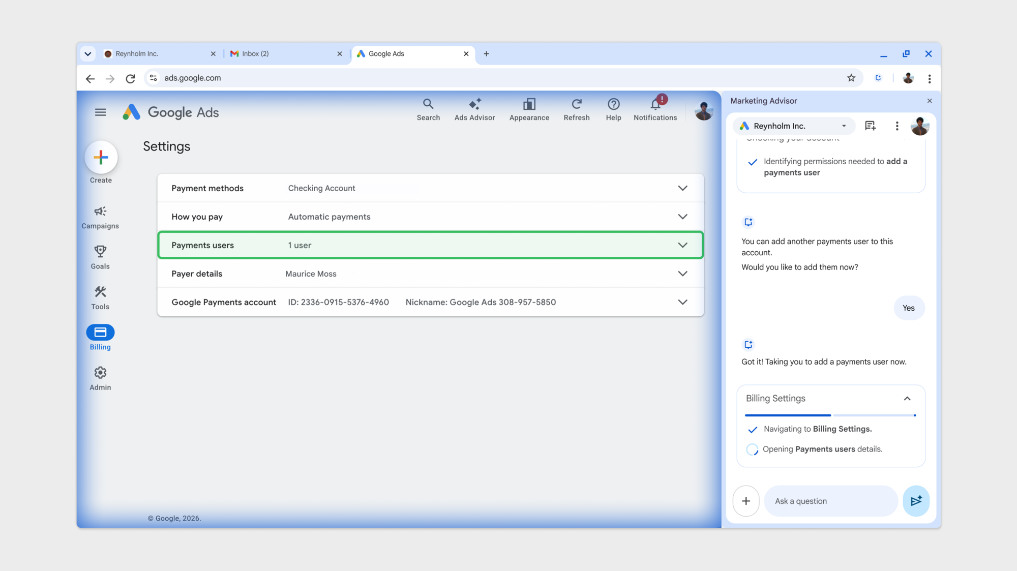 Google Marketing Advisor — 4